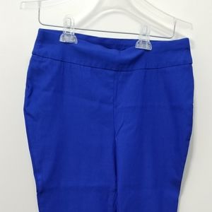 *L40* Chico's So Slimming cropped pants, royal blue, size 0.5